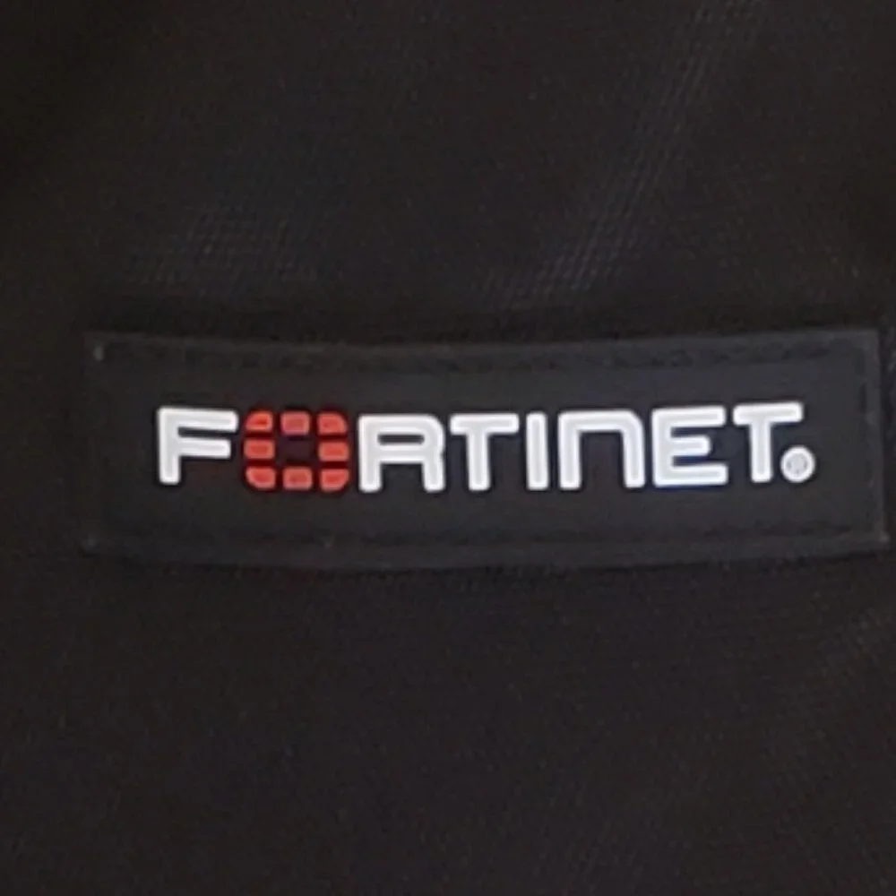Fortinet Red and Black Computer Laptop Back Pack